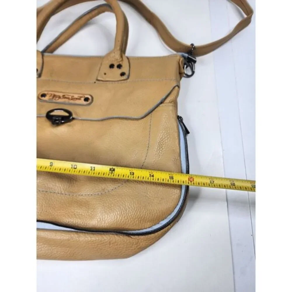 Cascina -‎ Made to Order - Pebble Grain Hobo Shoulder Bag Purse Brown Large